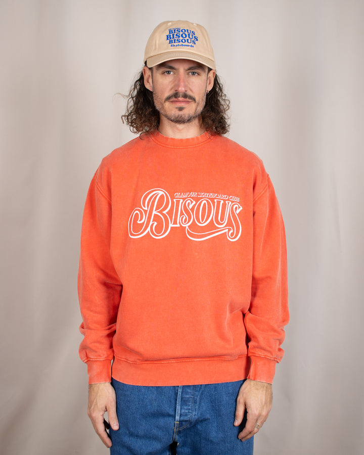 Crewneck Glamour Washed Red