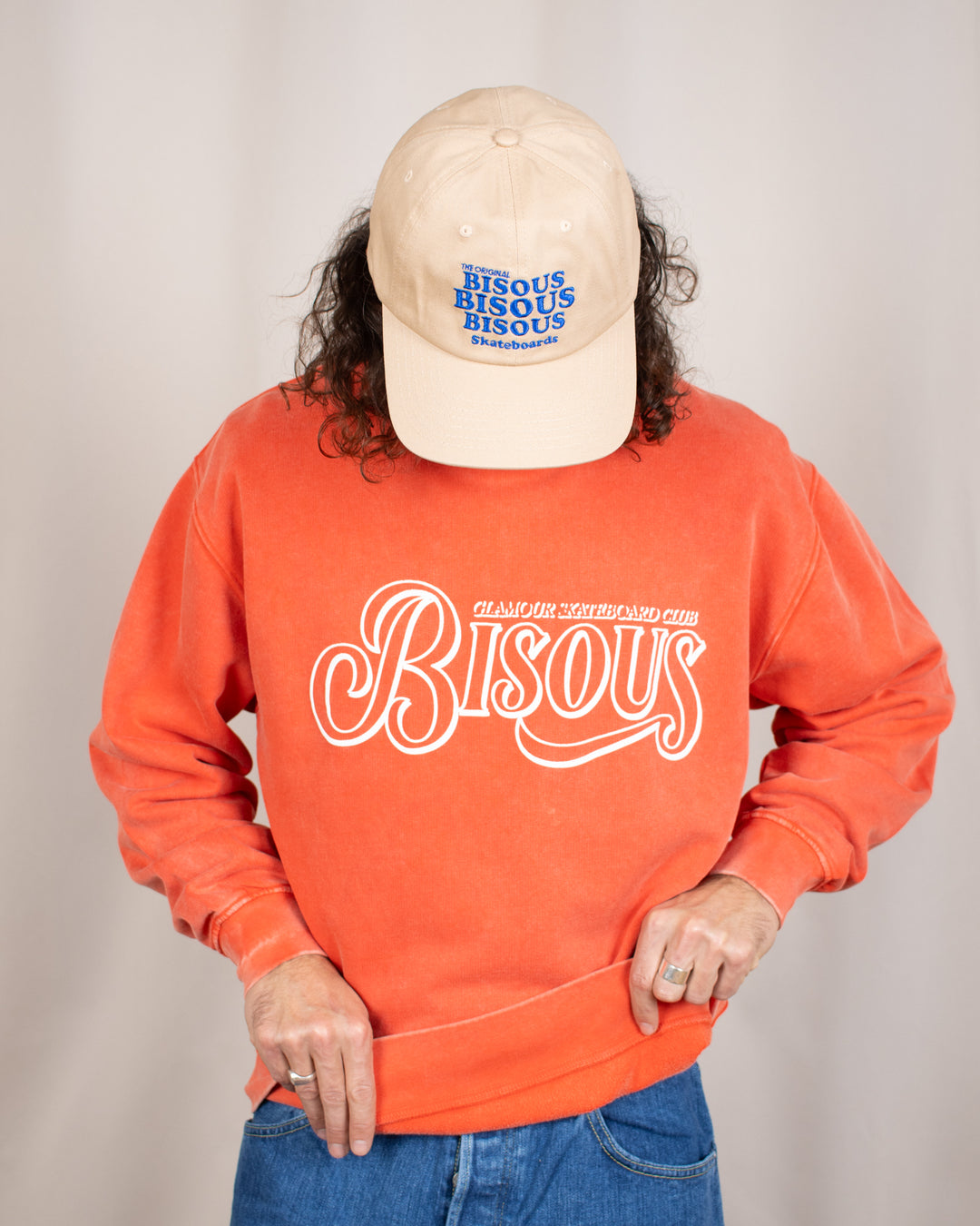 Crewneck Glamour Washed Red