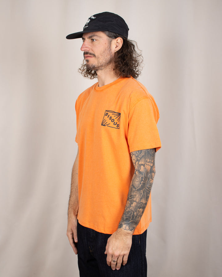 T-shirt Flyer Washed Orange