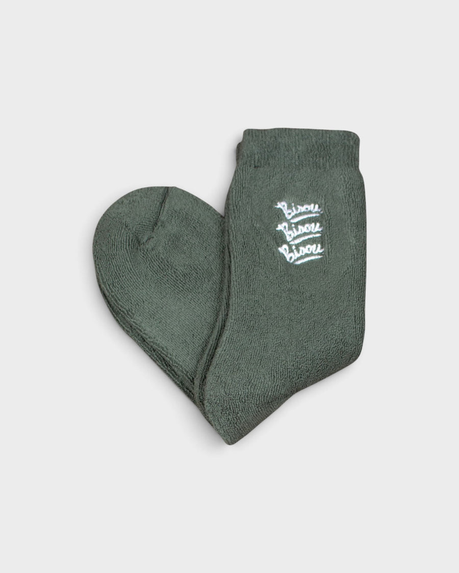 Socks Terry Gianni Green