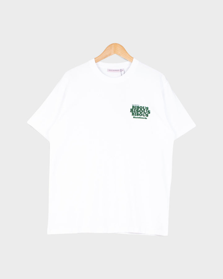 Bisous T-shirt Grease White - vue de face