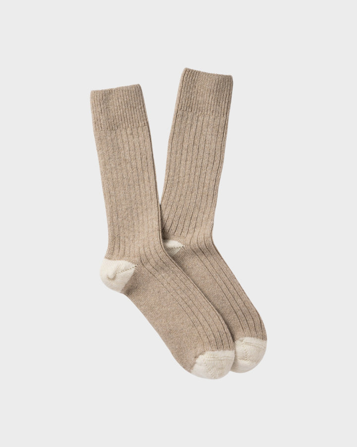 Chaussettes Cashmere Camel