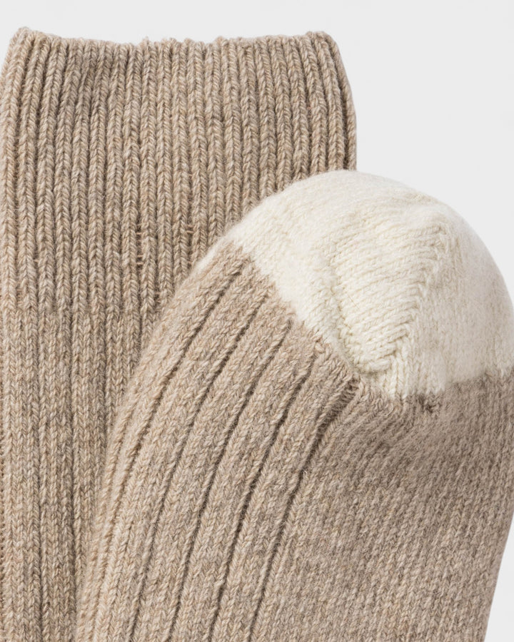 Chaussettes Cashmere Camel