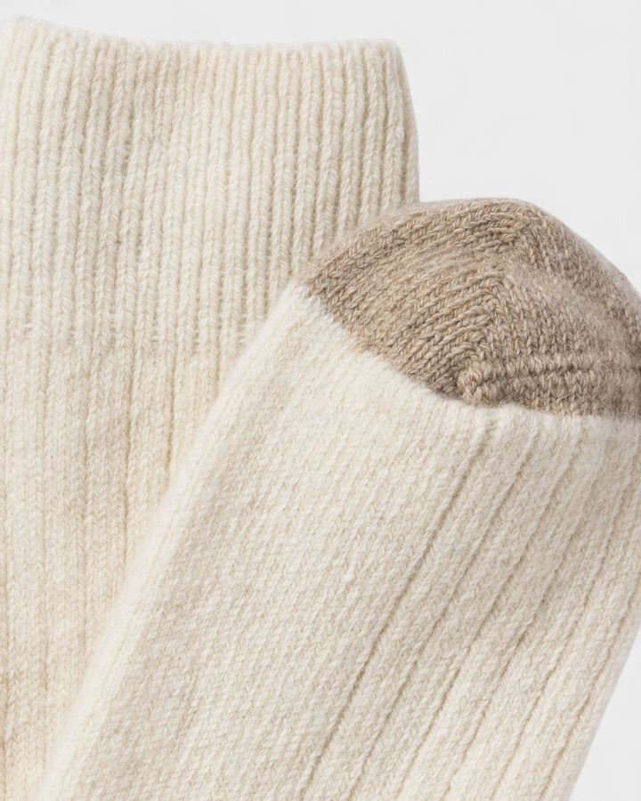Chaussettes Cashmere Écru