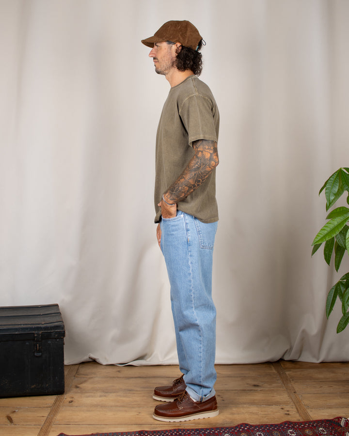 Cosmos Pant Blue Heavy Bleach Wash