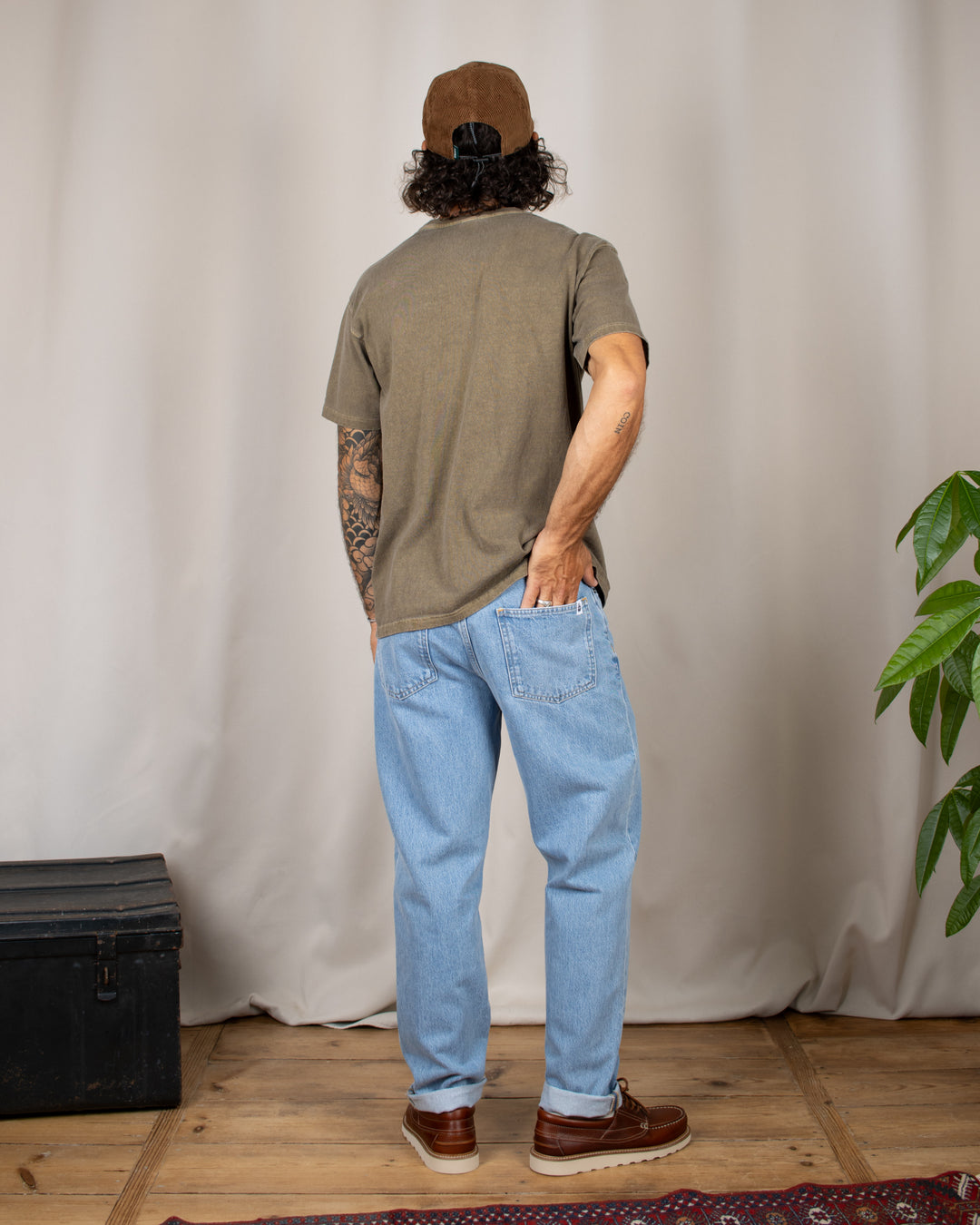 Cosmos Pant Blue Heavy Bleach Wash