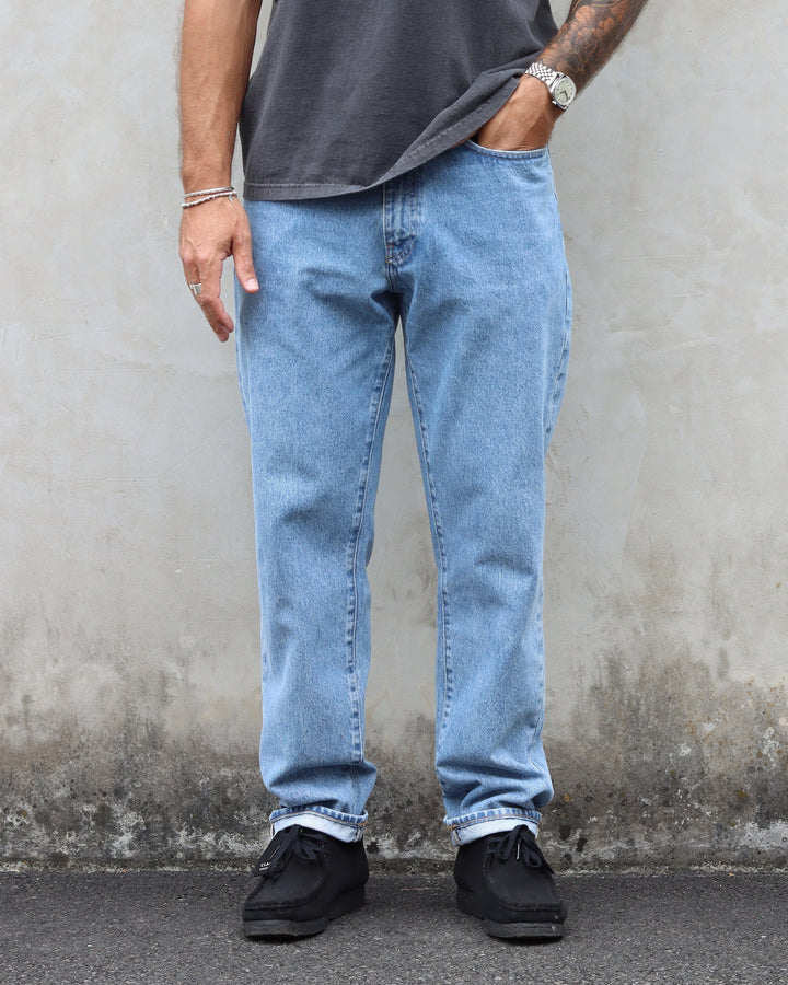Cosmos Pant Blue Heavy Bleach Wash