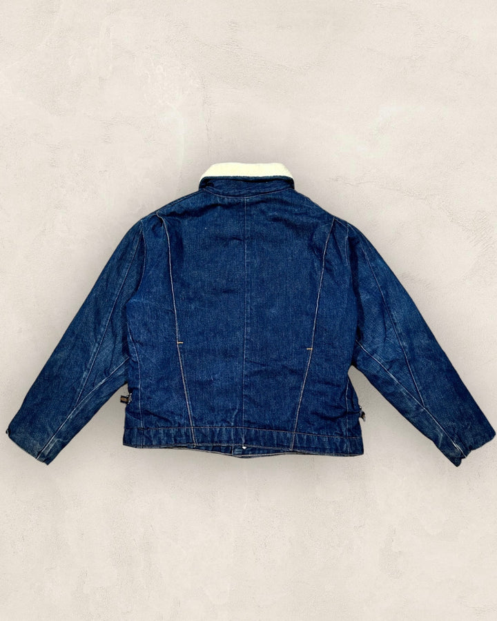 Denim Sherpa Jacket Vintage USA - Size M/L