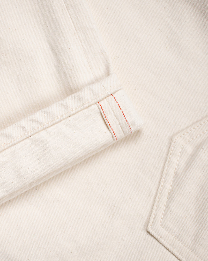 Denim01 Loose Tapered Jeans Ecru