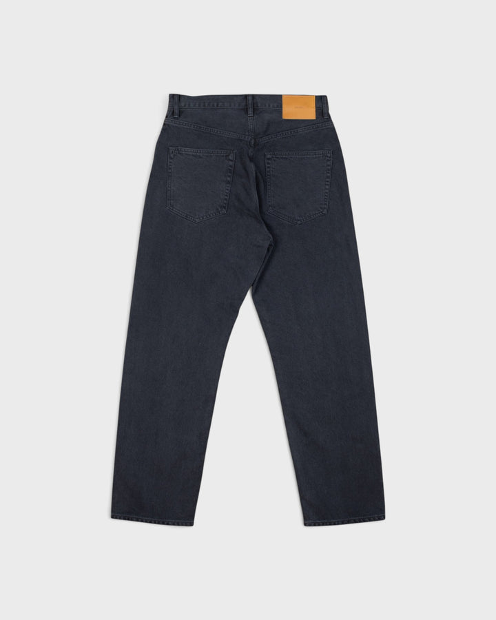 Denim01 Loose Tapered Jeans Fade Black