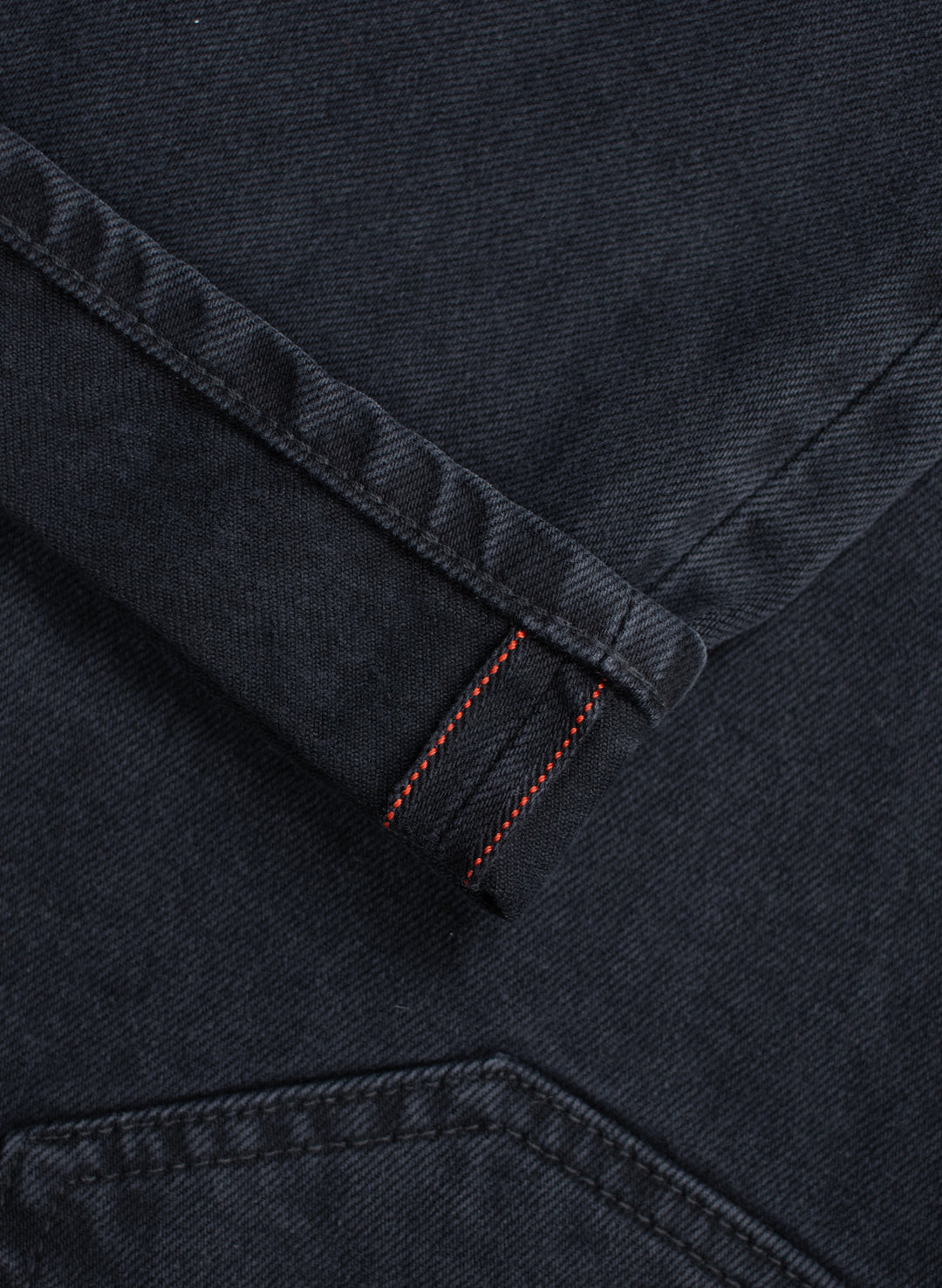 Denim01 Loose Tapered Jeans Fade Black