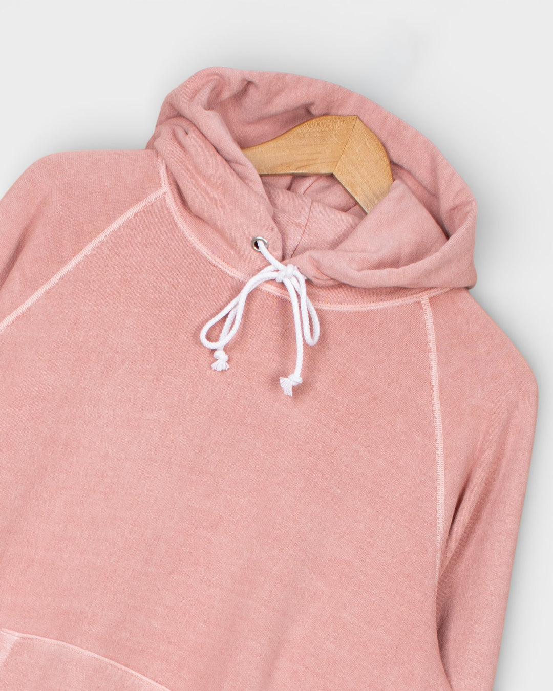 Raglan Pullover Hood Sweat P-Coral