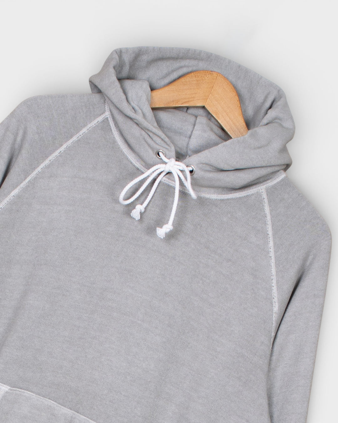 Raglan Pullover Hood Sweat P-Ash