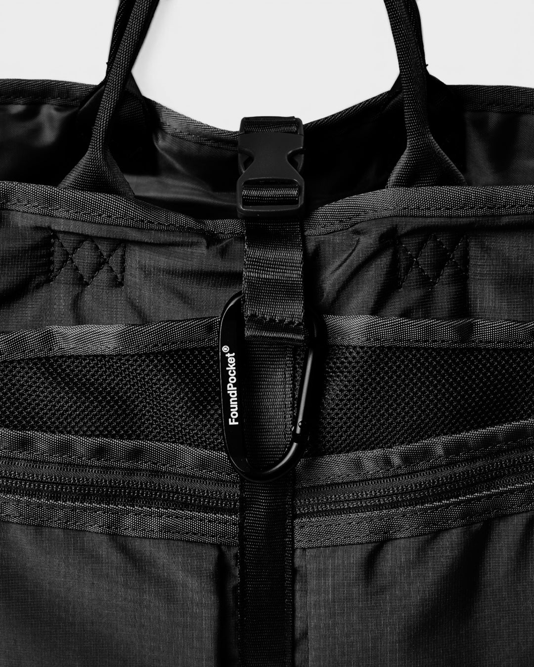 Focus Tote Bag Found Pocket noir - détail