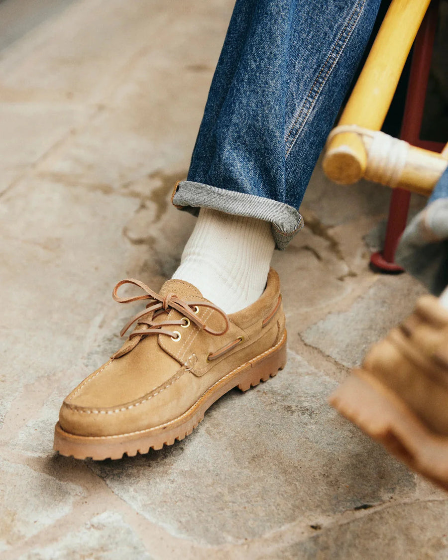Ollie Boat Shoe Earth Suede