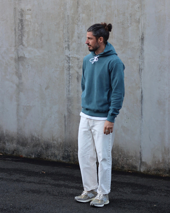 Heavy Pullover Hood Sweat P-Slate — look 2