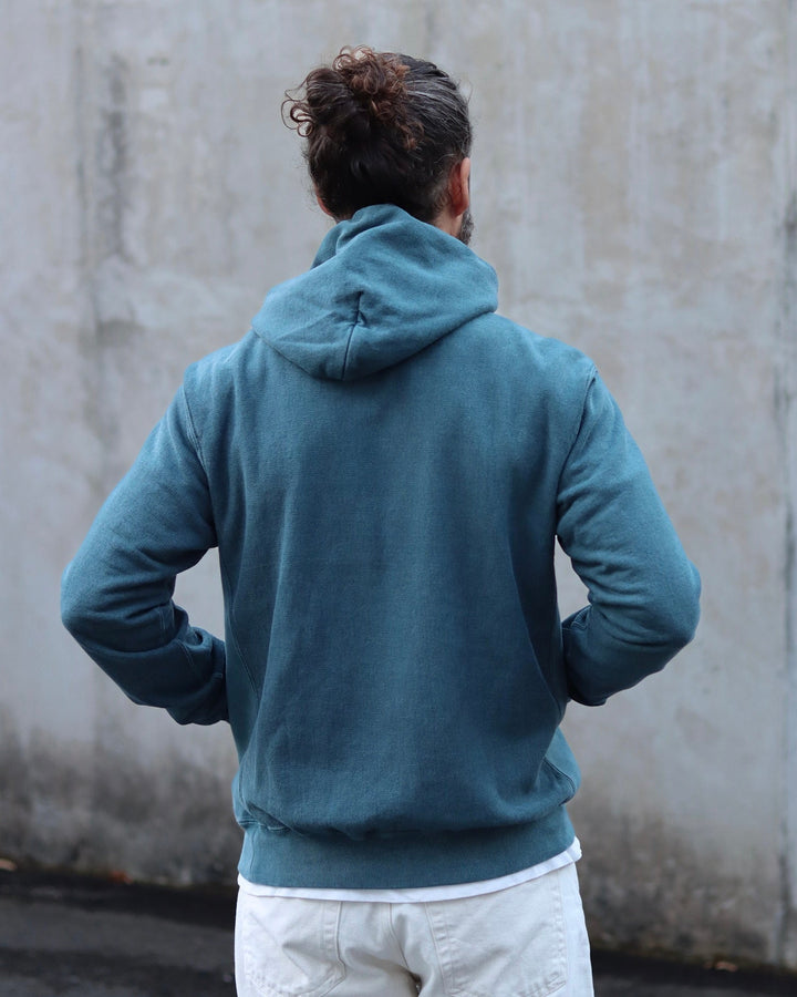 Heavy Pullover Hood Sweat P-Slate — look 5