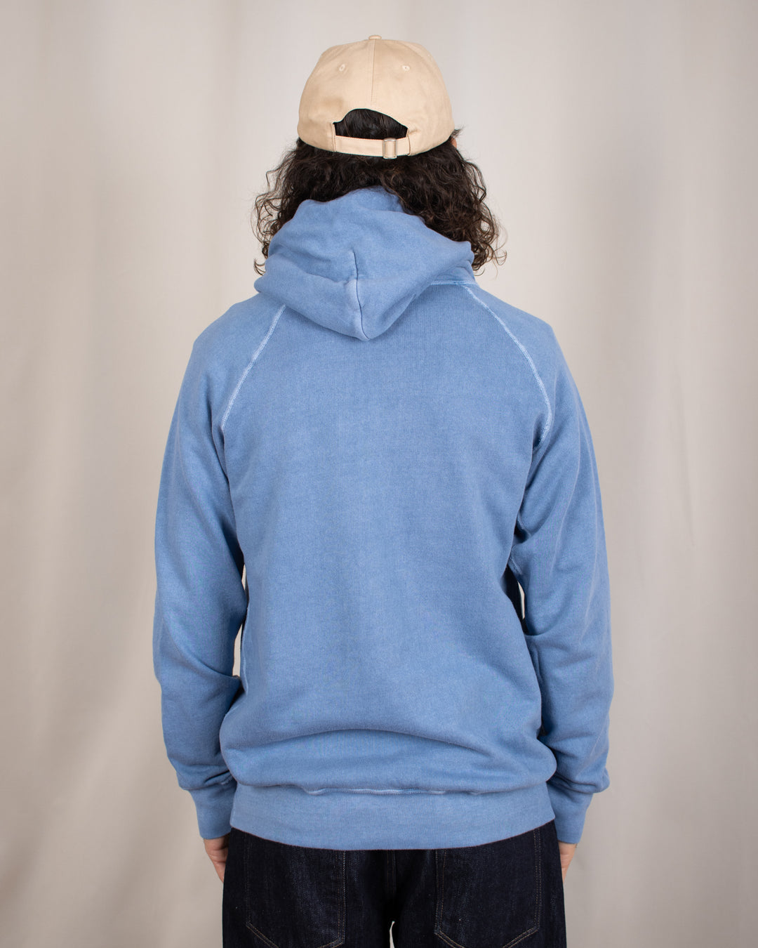 Raglan Pullover Hood Sweat P-Ajisai