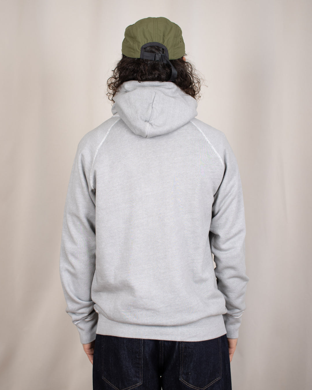 Raglan Pullover Hood Sweat P-Ash