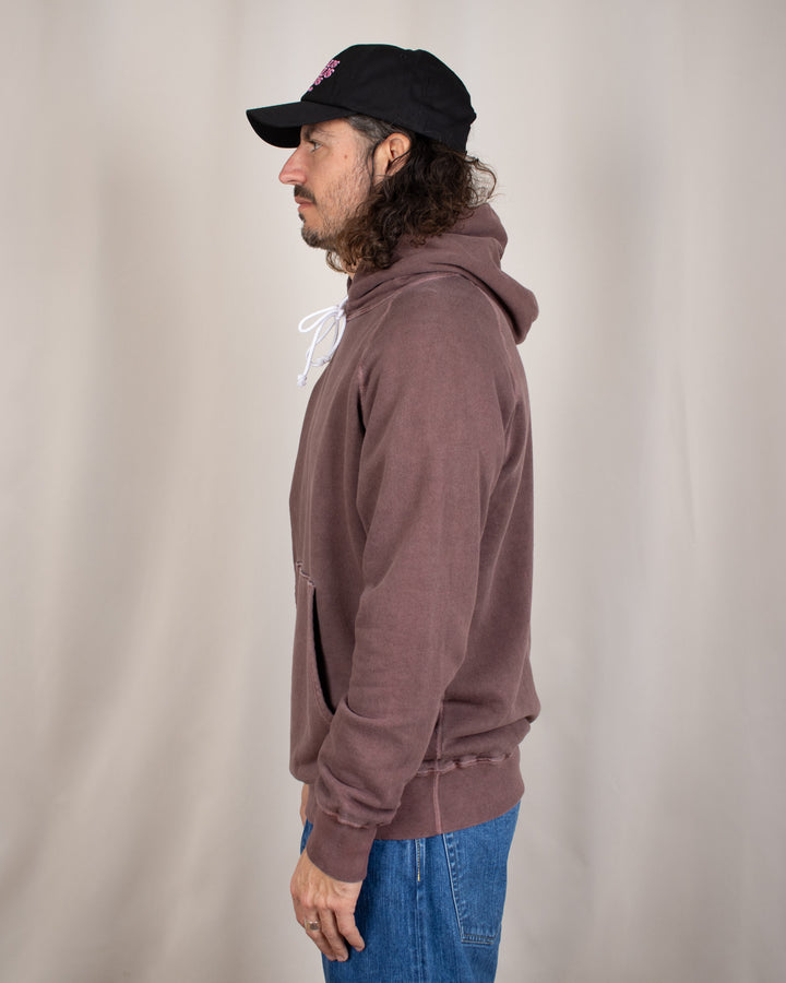 Raglan Pullover Hood Sweat P-Bordeaux