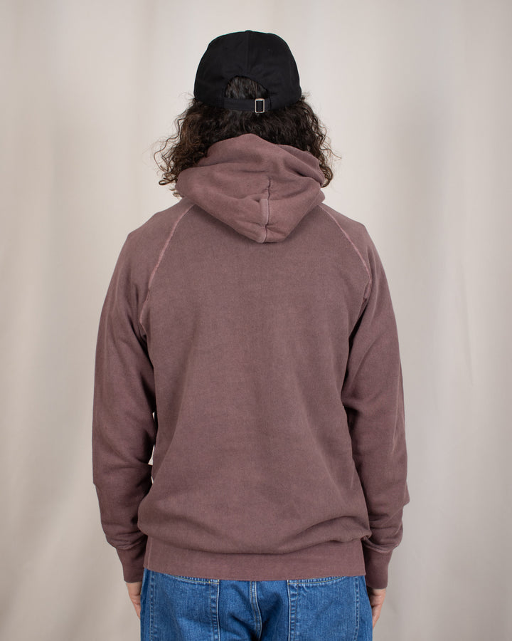 Raglan Pullover Hood Sweat P-Bordeaux