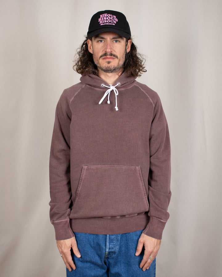 Raglan Pullover Hood Sweat P-Bordeaux