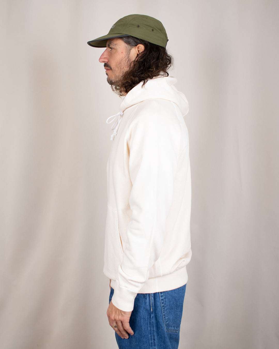 Raglan Pullover Hood Sweat P-Natural