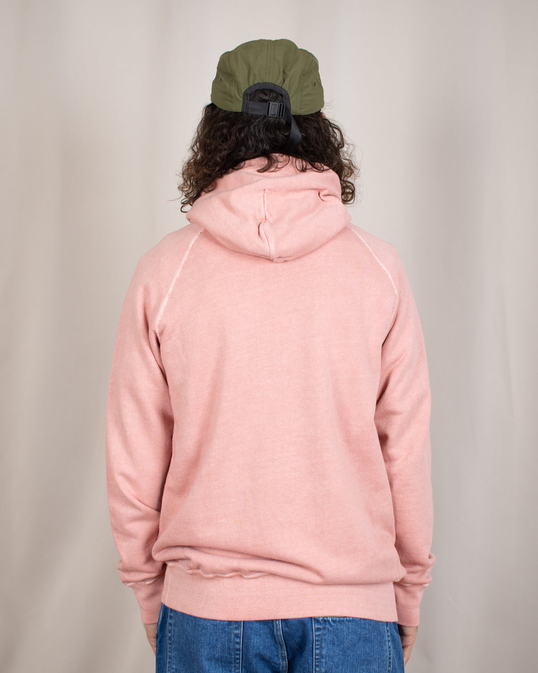 Raglan Pullover Hood Sweat P-Coral