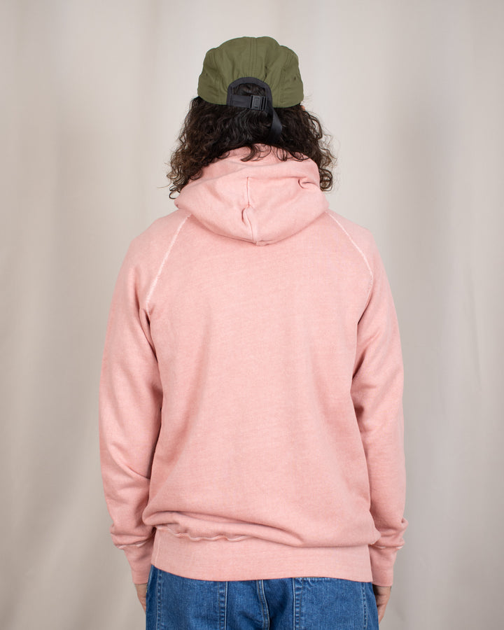 Raglan Pullover Hood Sweat P-Coral