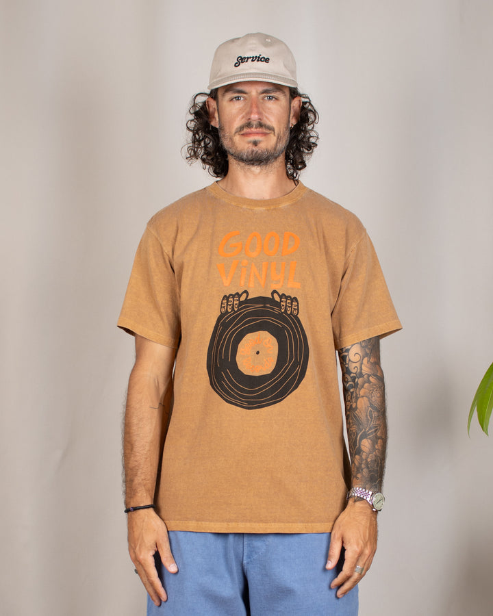 Good Vinyl SS Tee P-Mocha