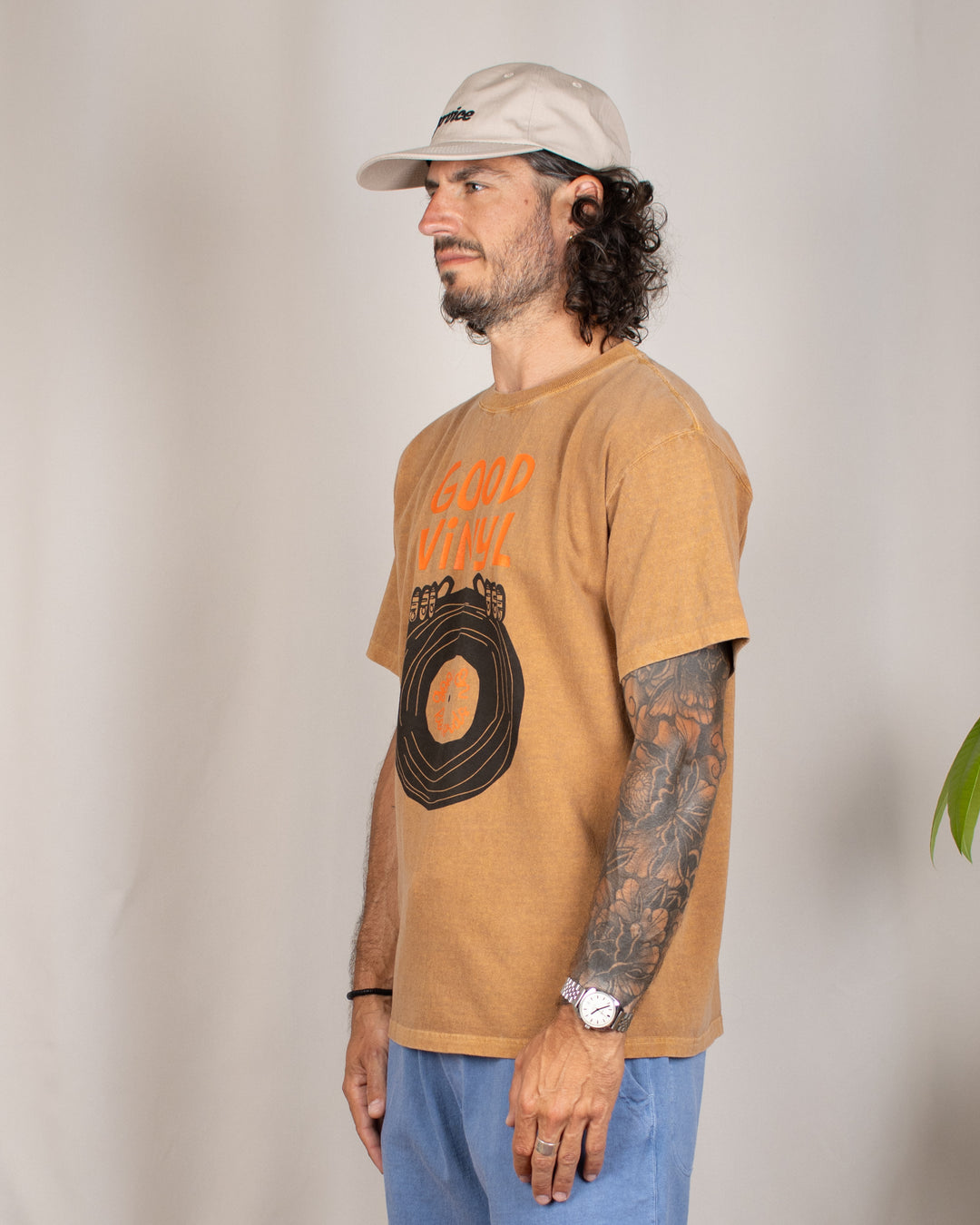 Good Vinyl SS Tee P-Mocha