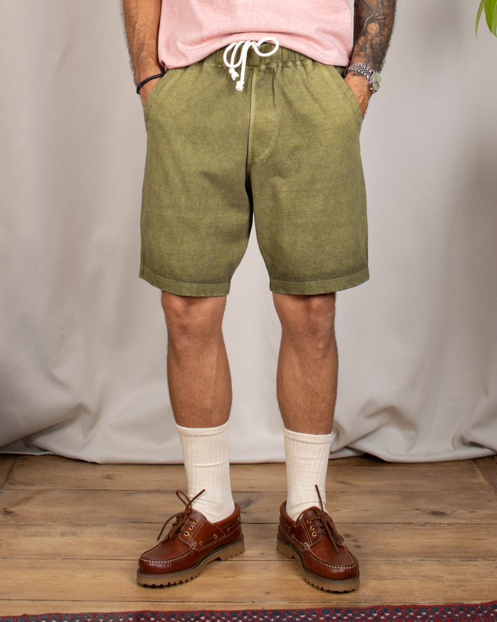 Travel Shorts Heavy Coton P-Sage