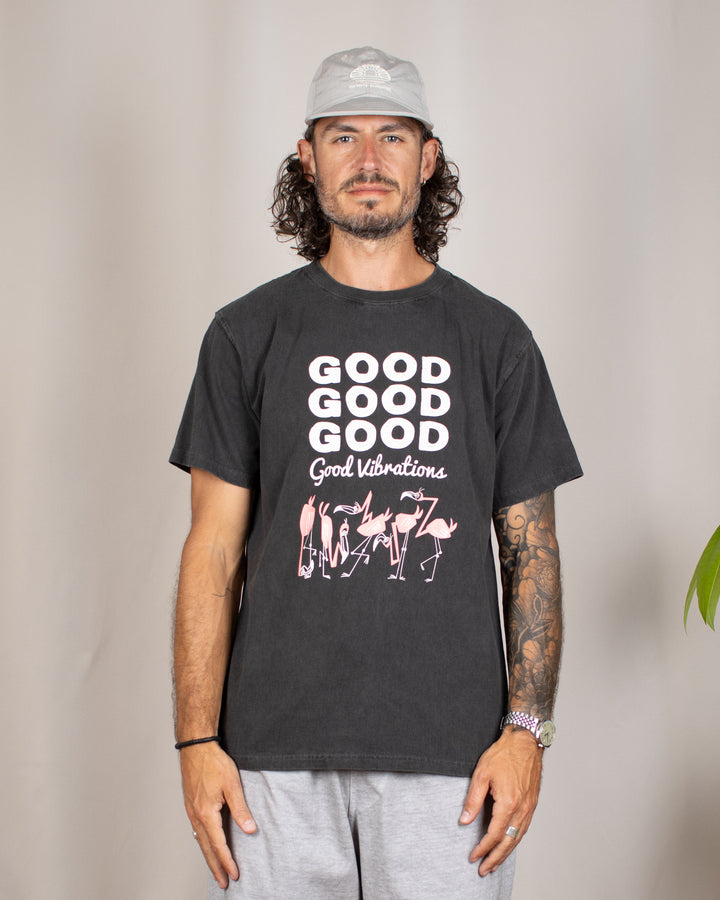 Flamingo SS Tee P-Black