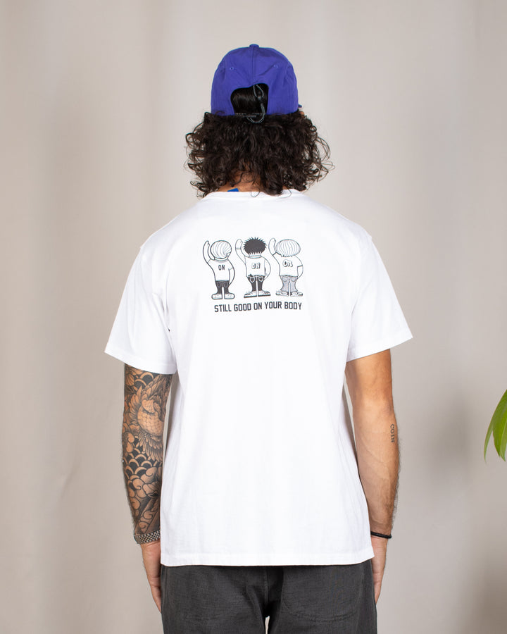 Three Generation SS Tee White