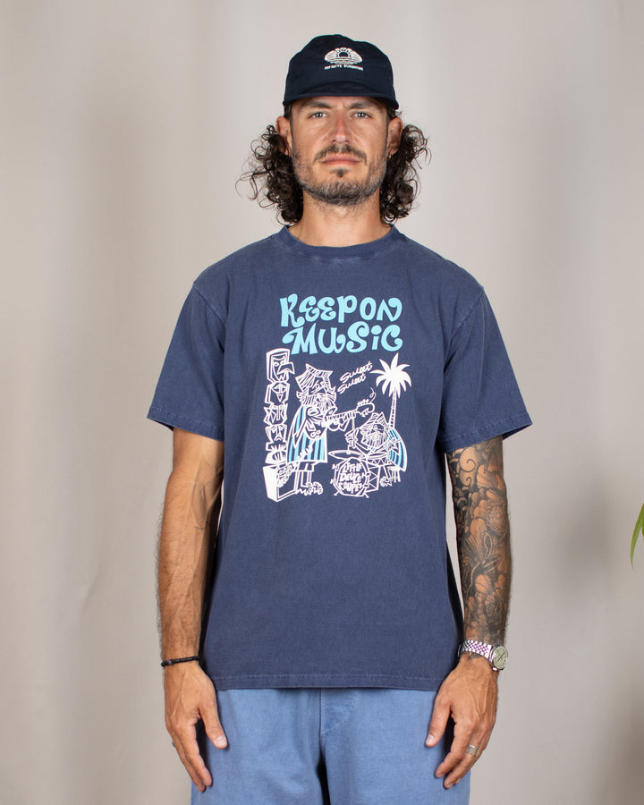 Keep On Music SS Tee P-Navy