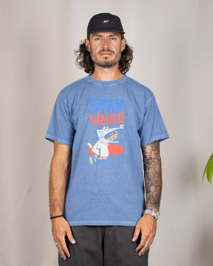 Stay Weird SS Tee P-Ajisai
