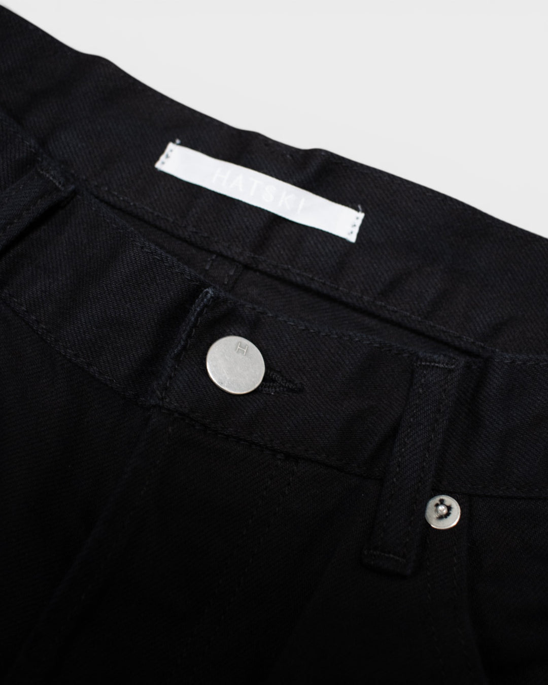 Denim01 Loose Tapered Jeans Washi Black