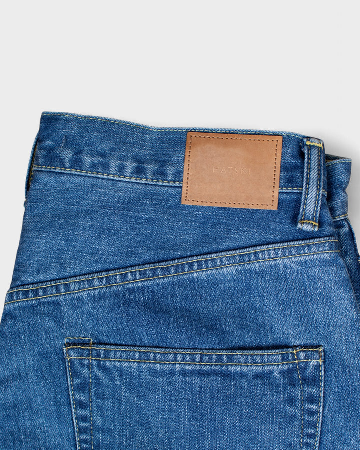 Jean 22003 Wide Tapered Used Blue Denim