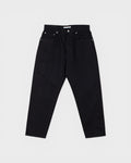 Denim01 Loose Tapered Jeans Washi Black