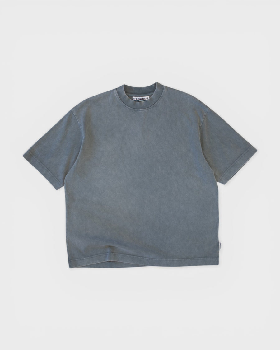 Heavy Oversize Tee Grey Washed