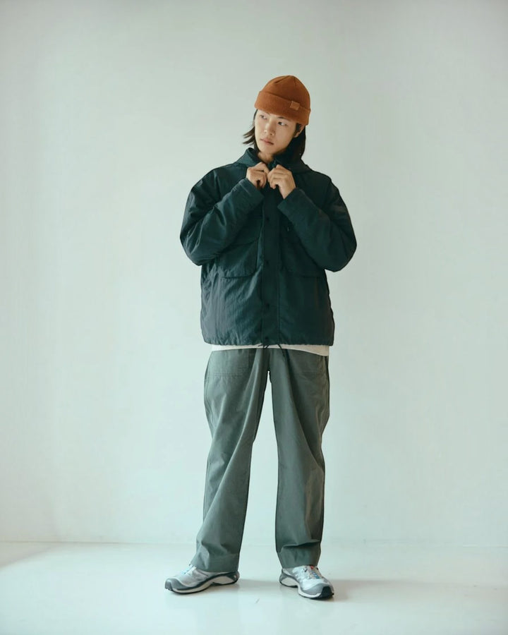 One Tuck Wide Fatigue Pants Khaki