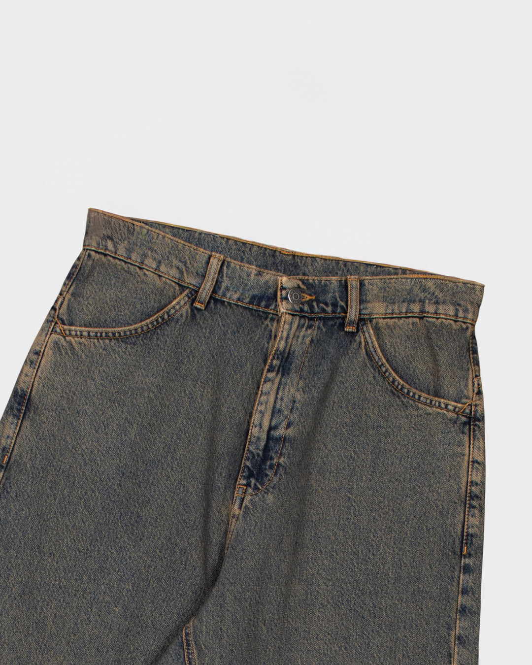 Japan Square Pocket Jeans Dirty Brown