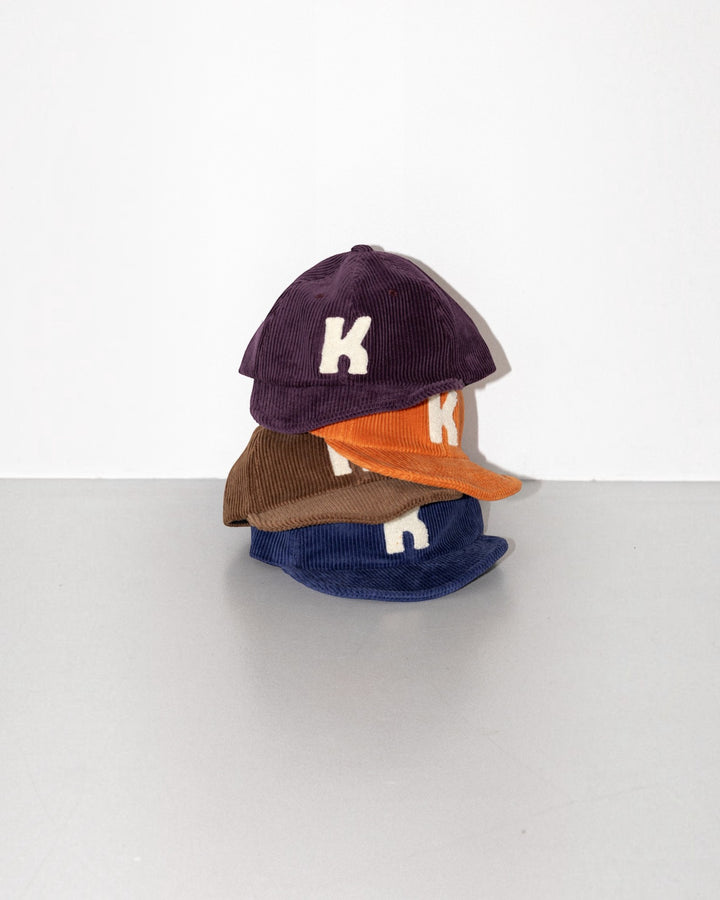Corduroy Logo Cap Purple