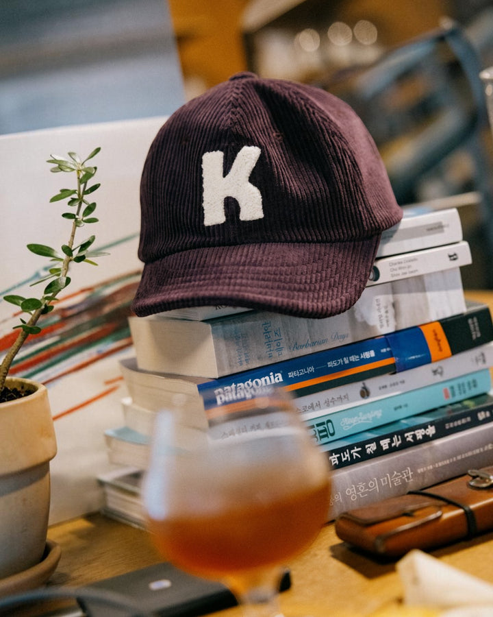 Corduroy Logo Cap Purple