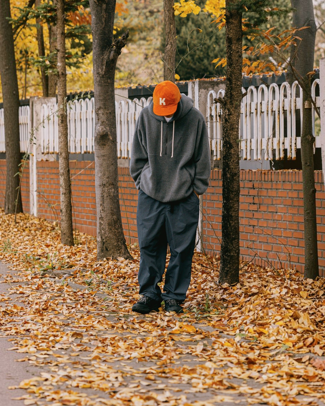 Corduroy Logo Cap Orange