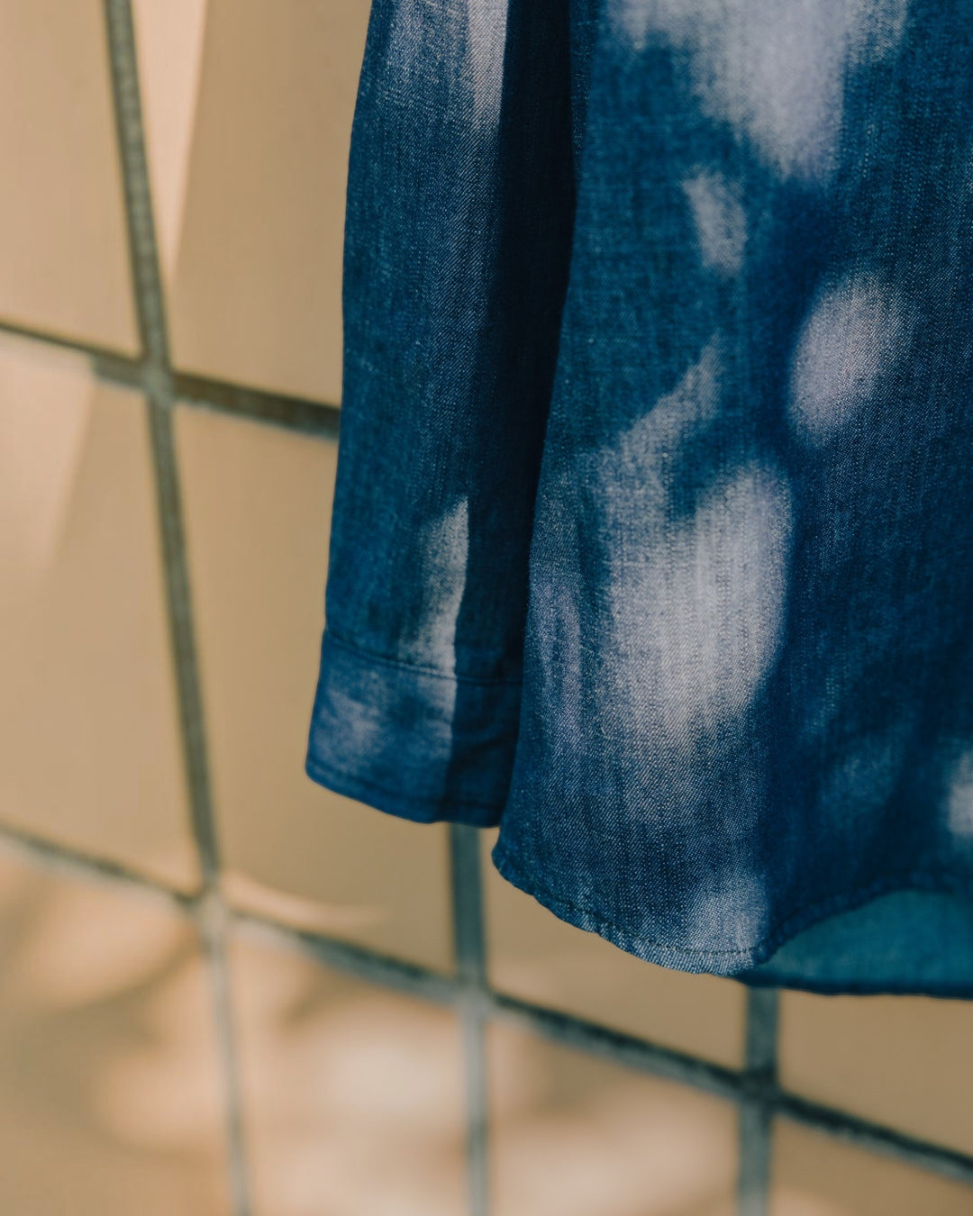 Relaxed Chambray Shirt Blue