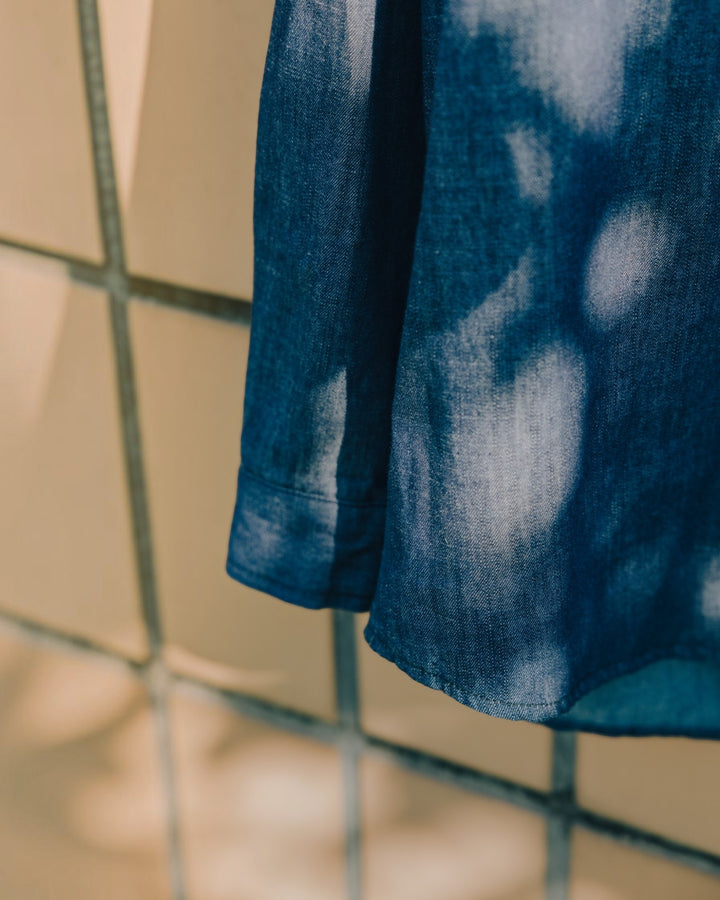 Relaxed Chambray Shirt Blue