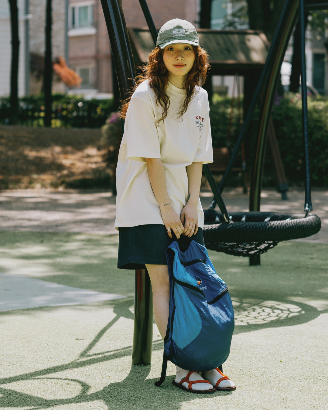 Palm Coast Half T-Shirt Cream