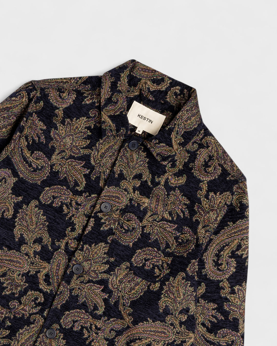 Ormiston Jacket in Navy Paisley Jacquard
