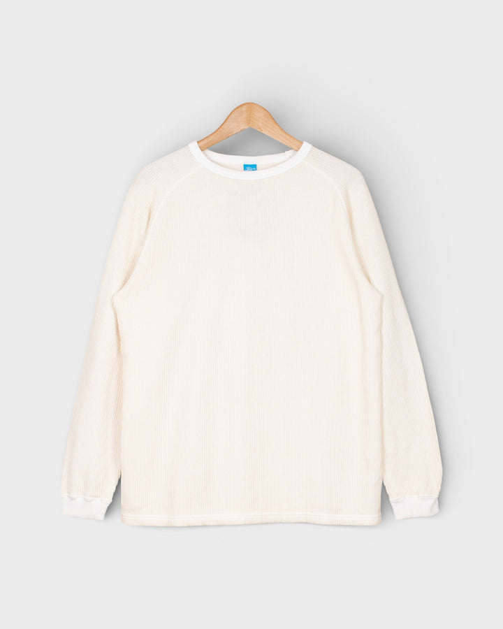 Long Sleeve Rib Knit P-Natural
